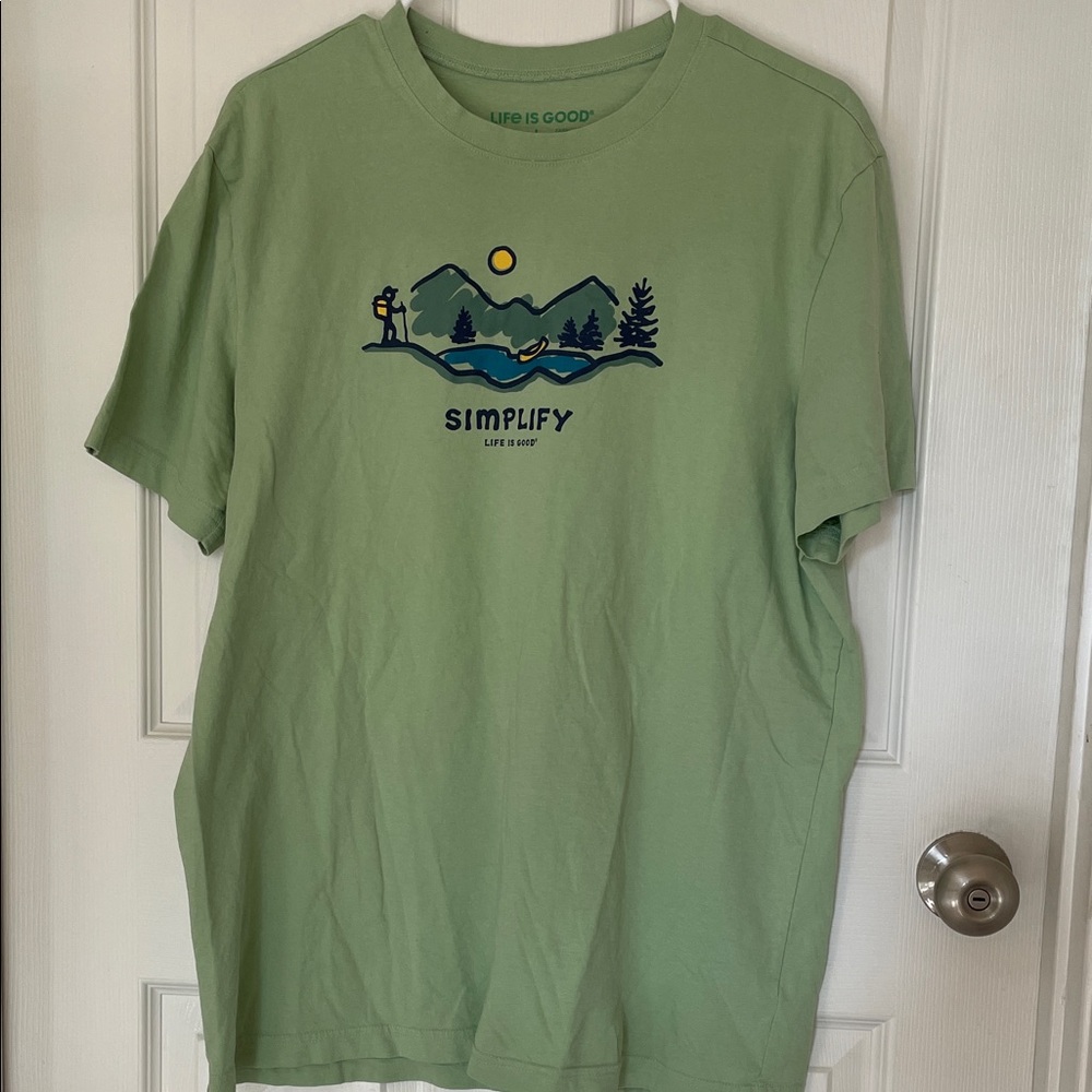 Life Is Good Men's Simplify Graphic Tee - Green